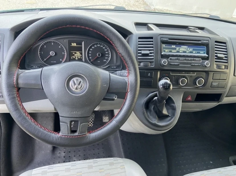 VW T5 VW Transporter 2.0d Товаропьтнически 6-МЕСТЕН, снимка 9 - Бусове и автобуси - 54168975
