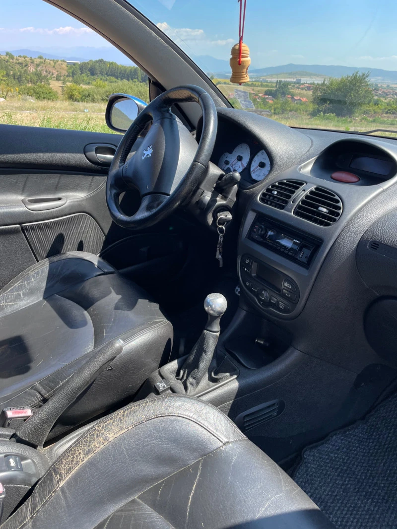 Peugeot 206 1.6 БЕНЗИН/ГАЗ, снимка 14 - Автомобили и джипове - 47364780