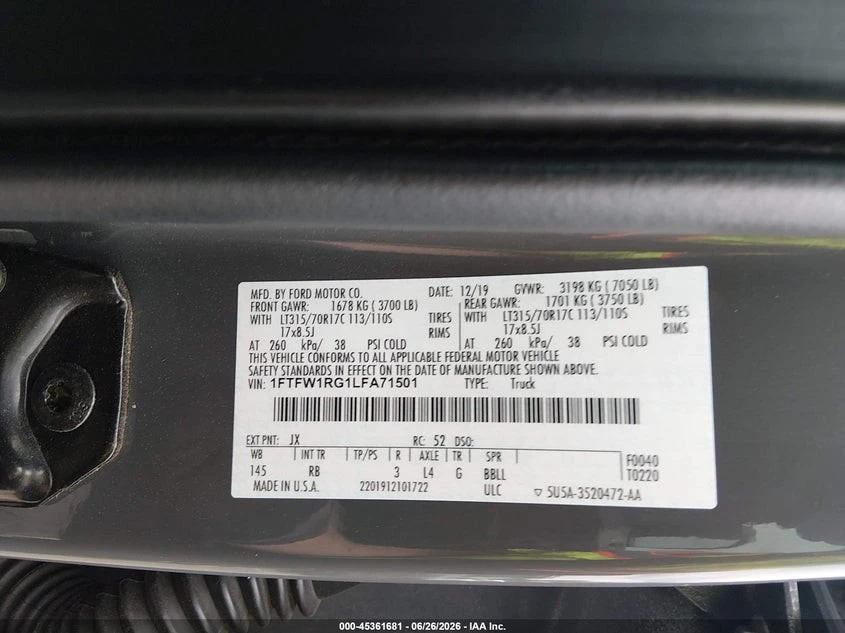 Ford F150 * RAPTOR* ПАНО* KEYLESS* Camera* ПОДГРЕВ* , снимка 13 - Автомобили и джипове - 55573514