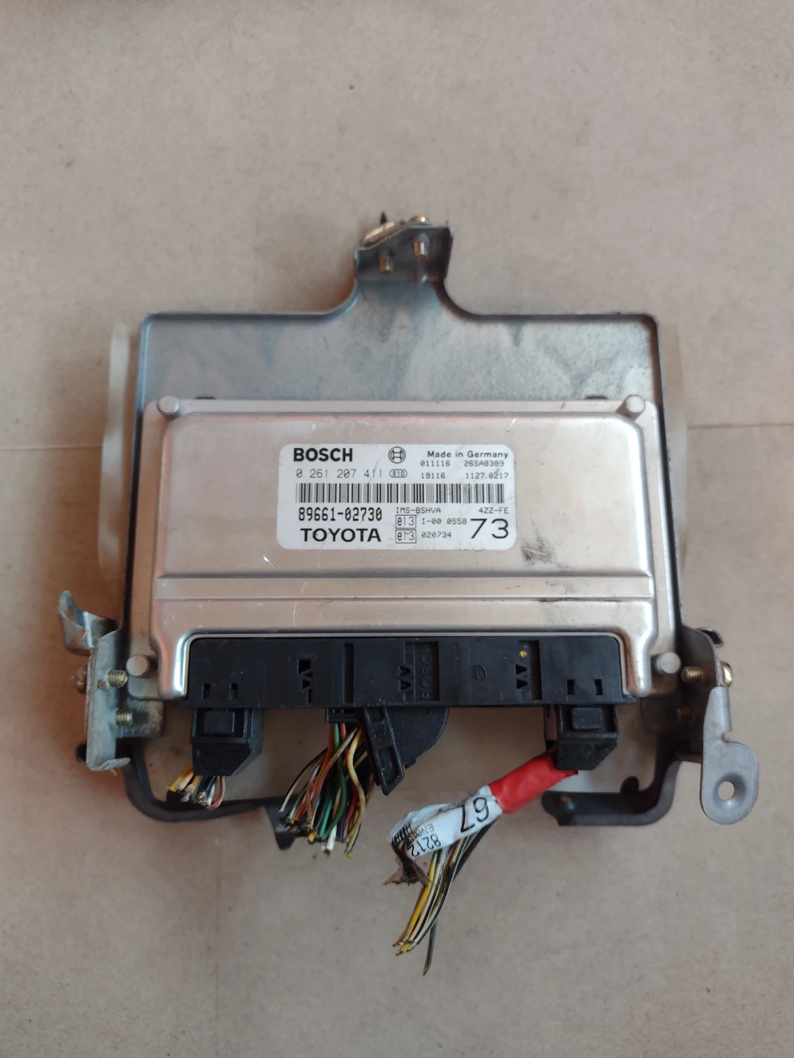 89661-02730 �������� ��������  TOYOTA COROLLA E12  Bosch 0261207411 | Mobile.bg � ����������� 1