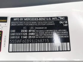 Mercedes-Benz C 43 AMG 3l Amg C 43 4Matic - 21900 € / 42832.68 лв. - 11417648 9