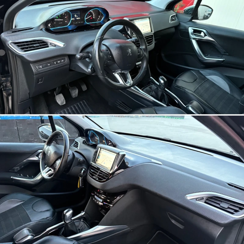 Peugeot 2008 1.6 HDI* Allure* Navi* Кожа* Светещ таван* Парктро, снимка 9 - Автомобили и джипове - 50949084