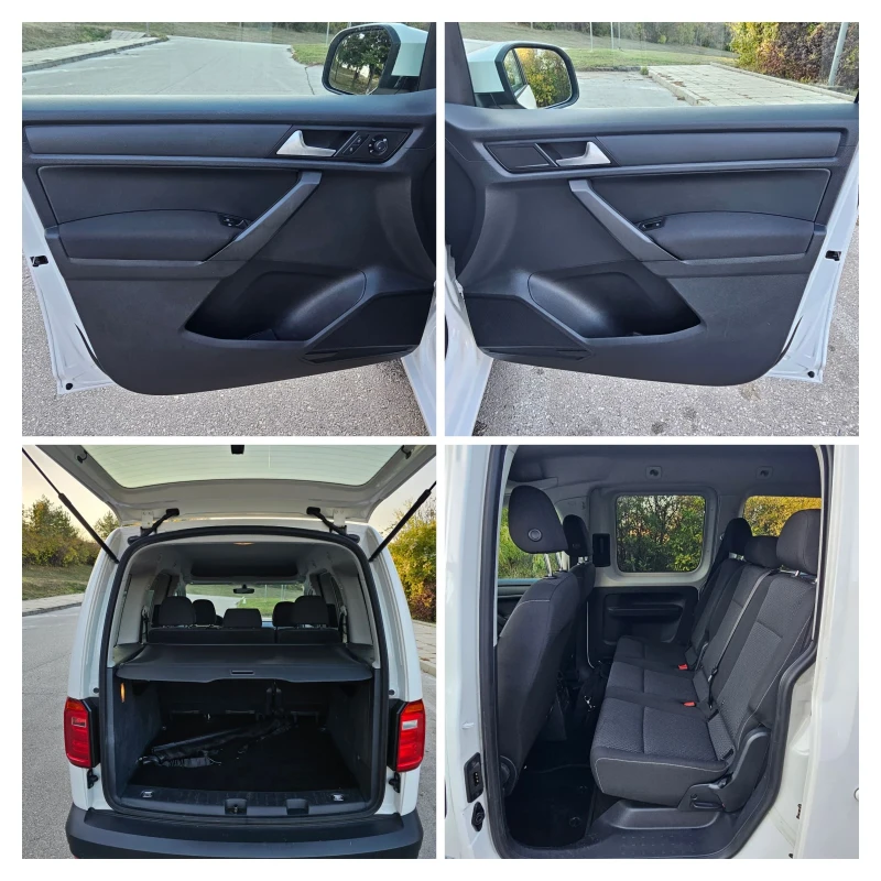 VW Caddy 2.0 Tdi -150к.с Пътнически. Навигация. , снимка 16 - Автомобили и джипове - 52160545