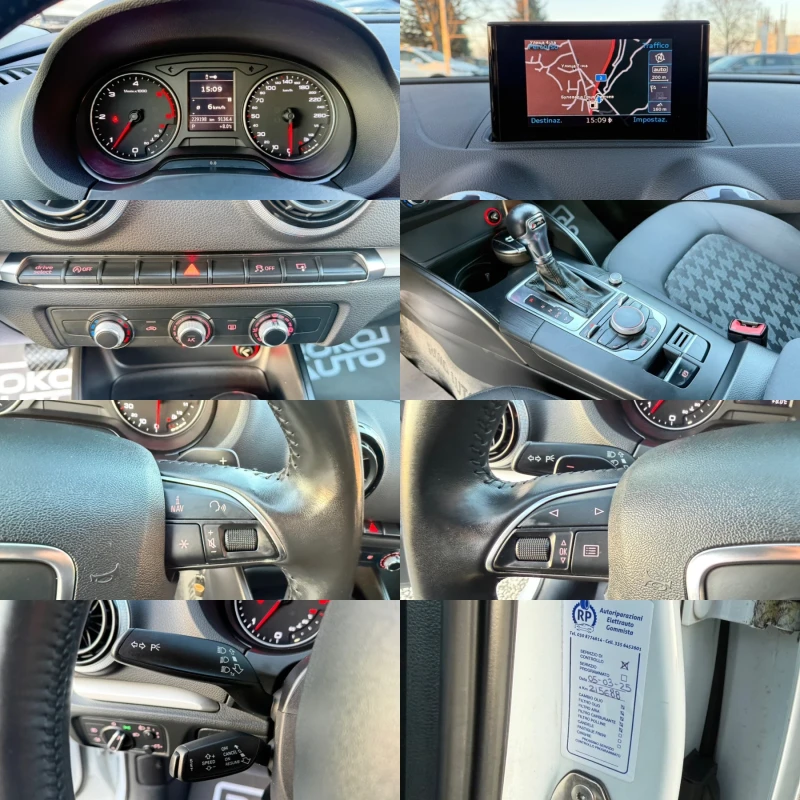 Audi A3 2.0TDI/АВТОМАТИК/F1/НАВИГАЦИЯ/DVD/РЕАЛНИ КМ./, снимка 14 - Автомобили и джипове - 52741132