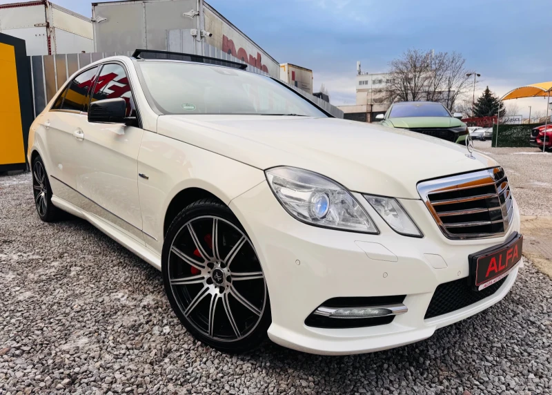 Mercedes-Benz E 350 d/AMG/ПАНО+ KAMEРА+ ДИСТОНИК+ НАДУВАНЕ/Б.ПЕРЛА/НОВ, снимка 5 - Автомобили и джипове - 53045468