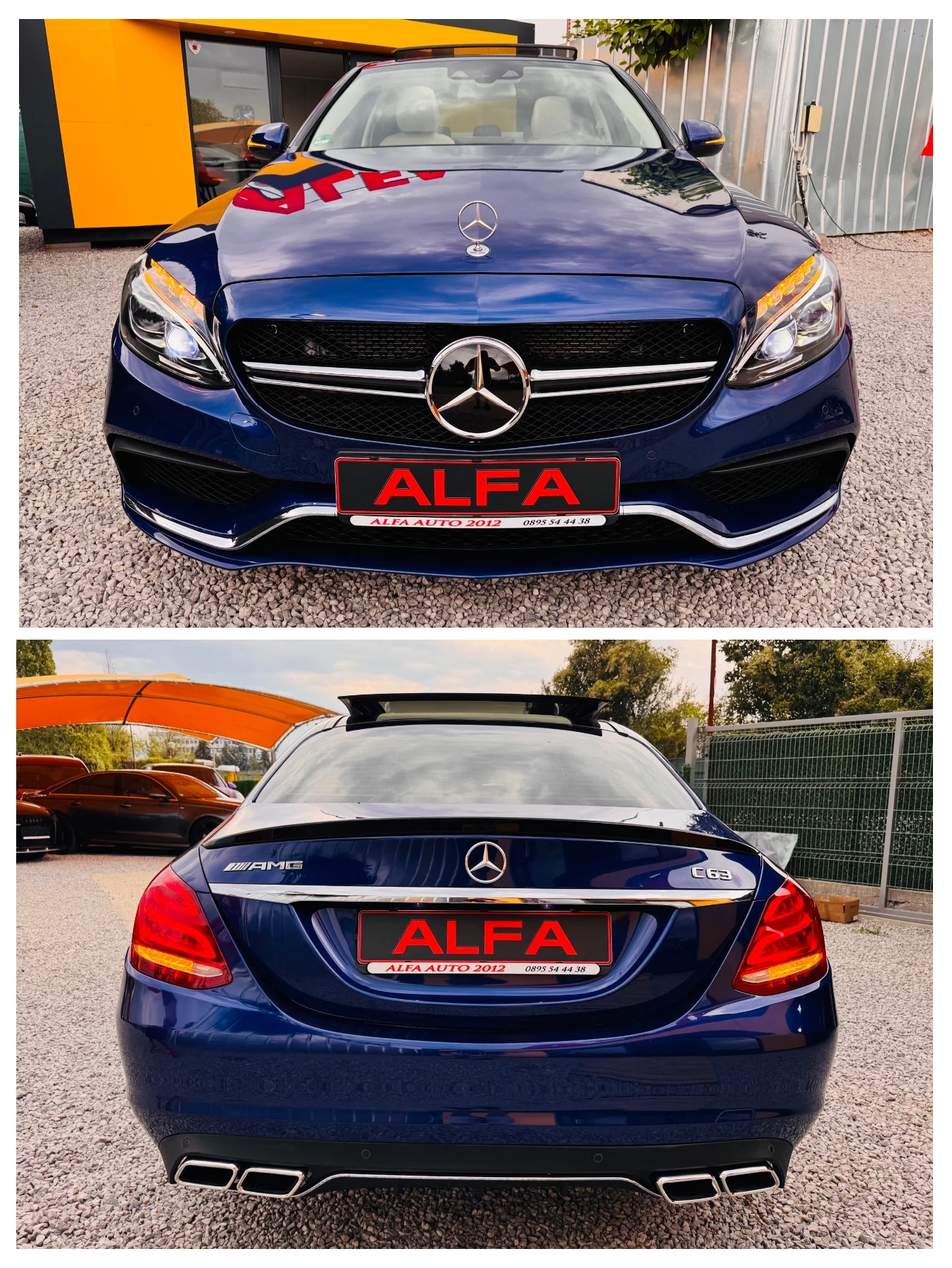 Mercedes-Benz C 220 d/4x4/6.3 AMG/СЕДАН/ПОРЪЧКОВA/PANO+ HUD+ KAMERA/ - изображение 8