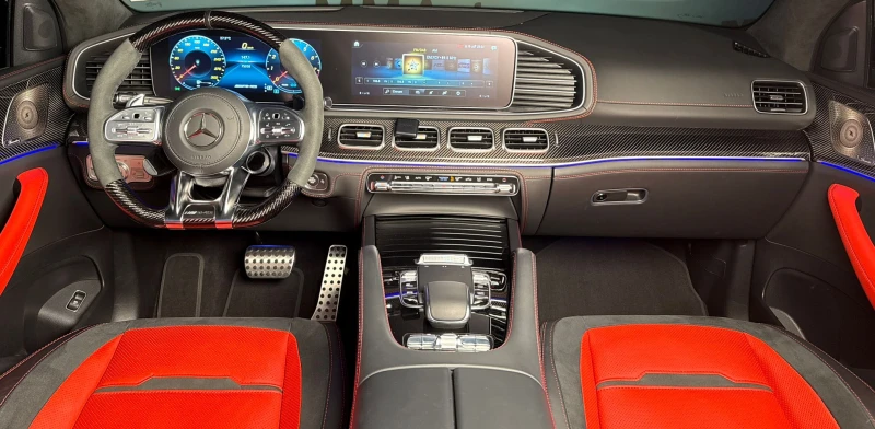 Mercedes-Benz GLE 63 S AMG * Coupe* Carbon* Burmester* HuD* Pano, снимка 11 - Автомобили и джипове - 51297337