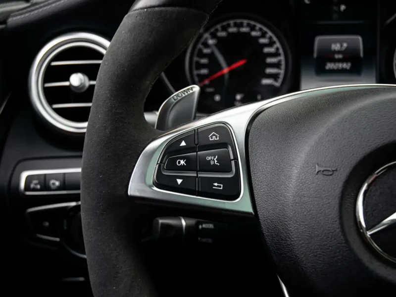 Mercedes-Benz C 43 AMG BURMASTER* * 360 КАМЕРА* PERFORMANCE+ + + * , снимка 9 - Автомобили и джипове - 52456628