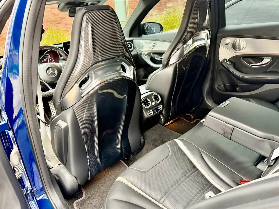 Mercedes-Benz C 63 AMG * S* STAGE 2* NO ACCIDENT* CARBON* CERAMIC* , снимка 15 - Автомобили и джипове - 54030792