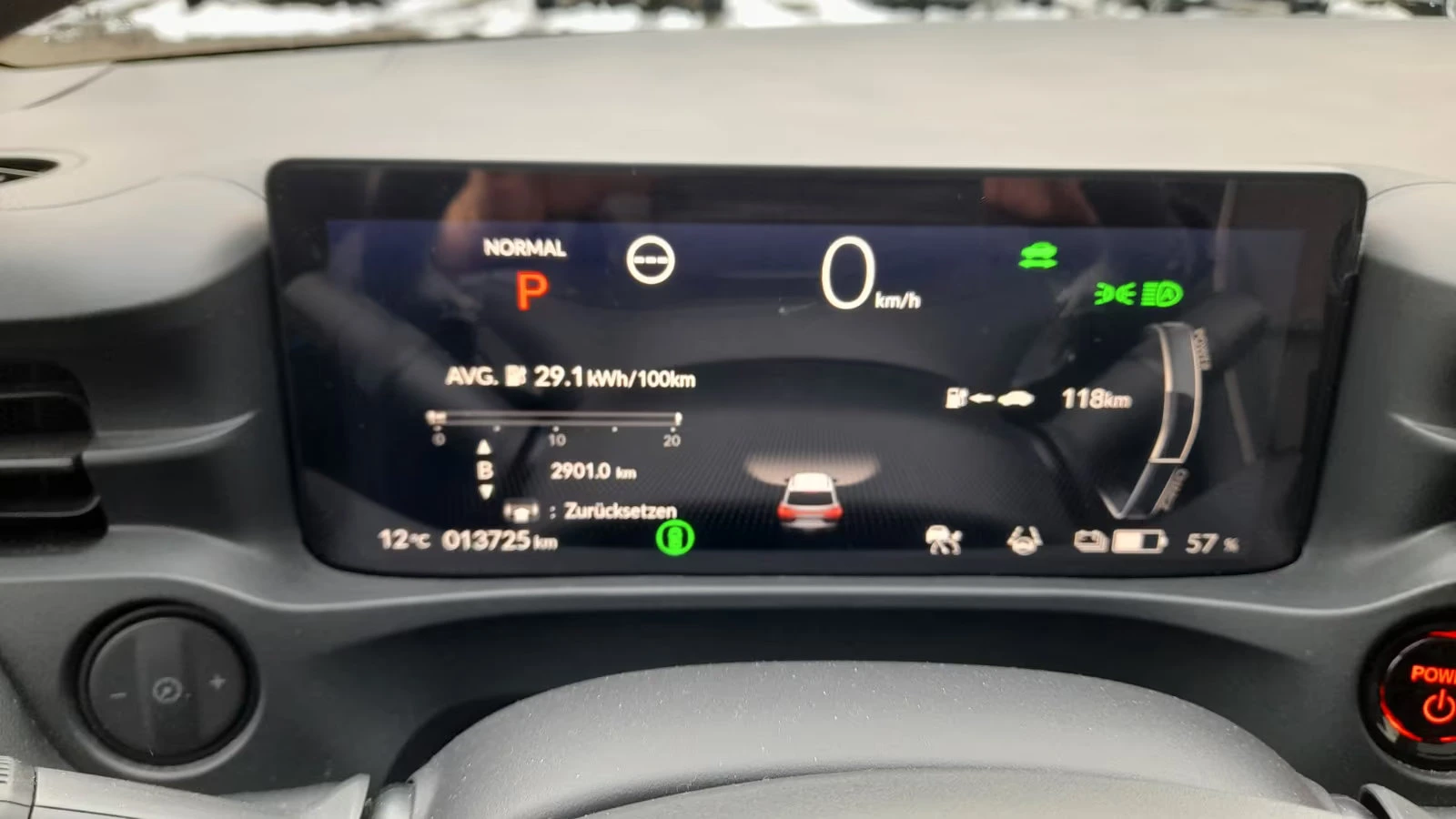 Honda e:Ny1 ADVANCE/204HP/PANO/360/KLESS/LED/NAVI/143q, снимка 9 - Автомобили и джипове - 54139598