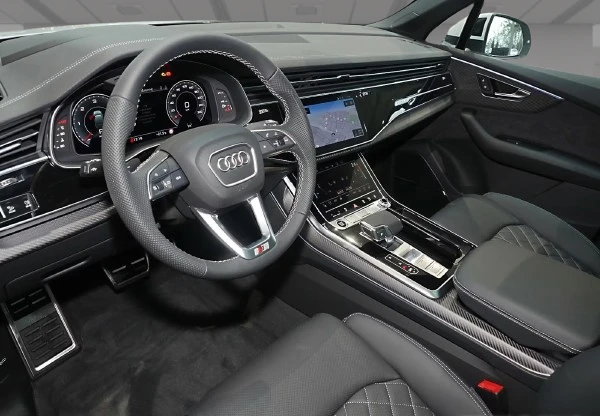 Audi Q7 55 TFSIe Quattro = S-line = 7 Seats Гаранция, снимка 5 - Автомобили и джипове - 55034430