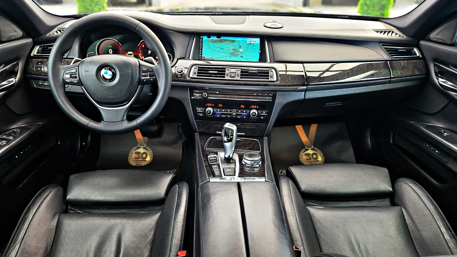 BMW 750 M/XD/SHADOW/DISTR/HUD/360CAM/������/�����/AMBI/LIZ | Mobile.bg � ����������� 8