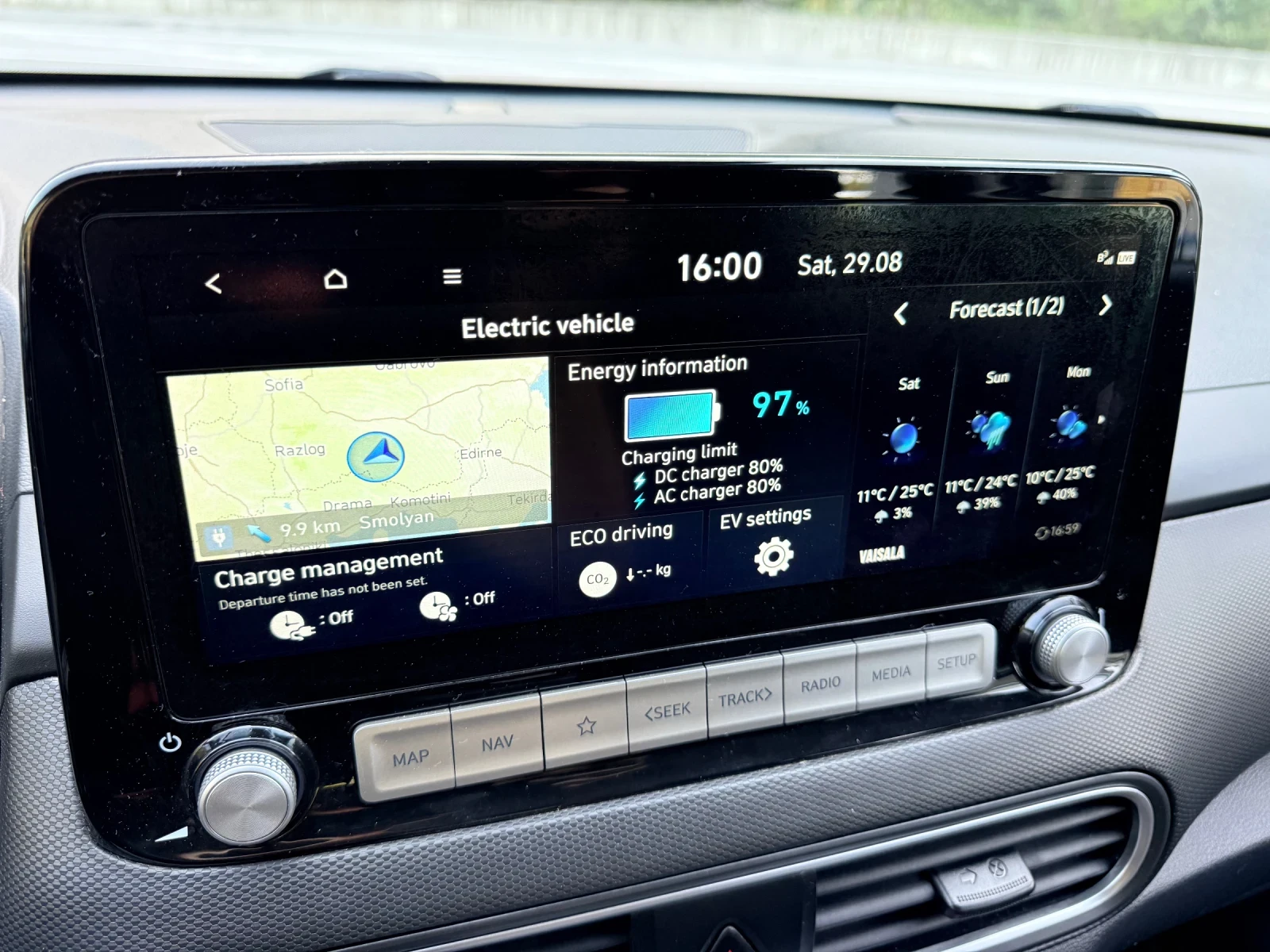 Hyundai Kona 64kw* ��������* CCS2* KRELL* 2 �����* ����� ����.  | Mobile.bg � ����������� 12