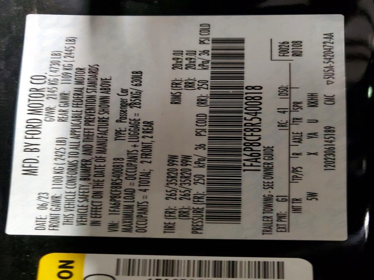 Ford Mustang 5.0l Gt, снимка 12 - Автомобили и джипове - 54244316