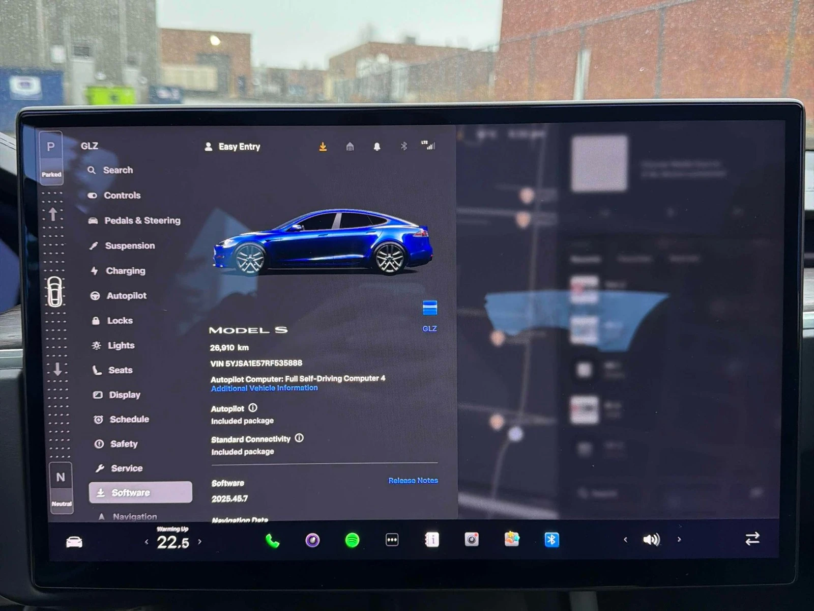Tesla Model S 670 HP PALLADIUM/AWD LONG RANGE, снимка 10 - Автомобили и джипове - 54273380