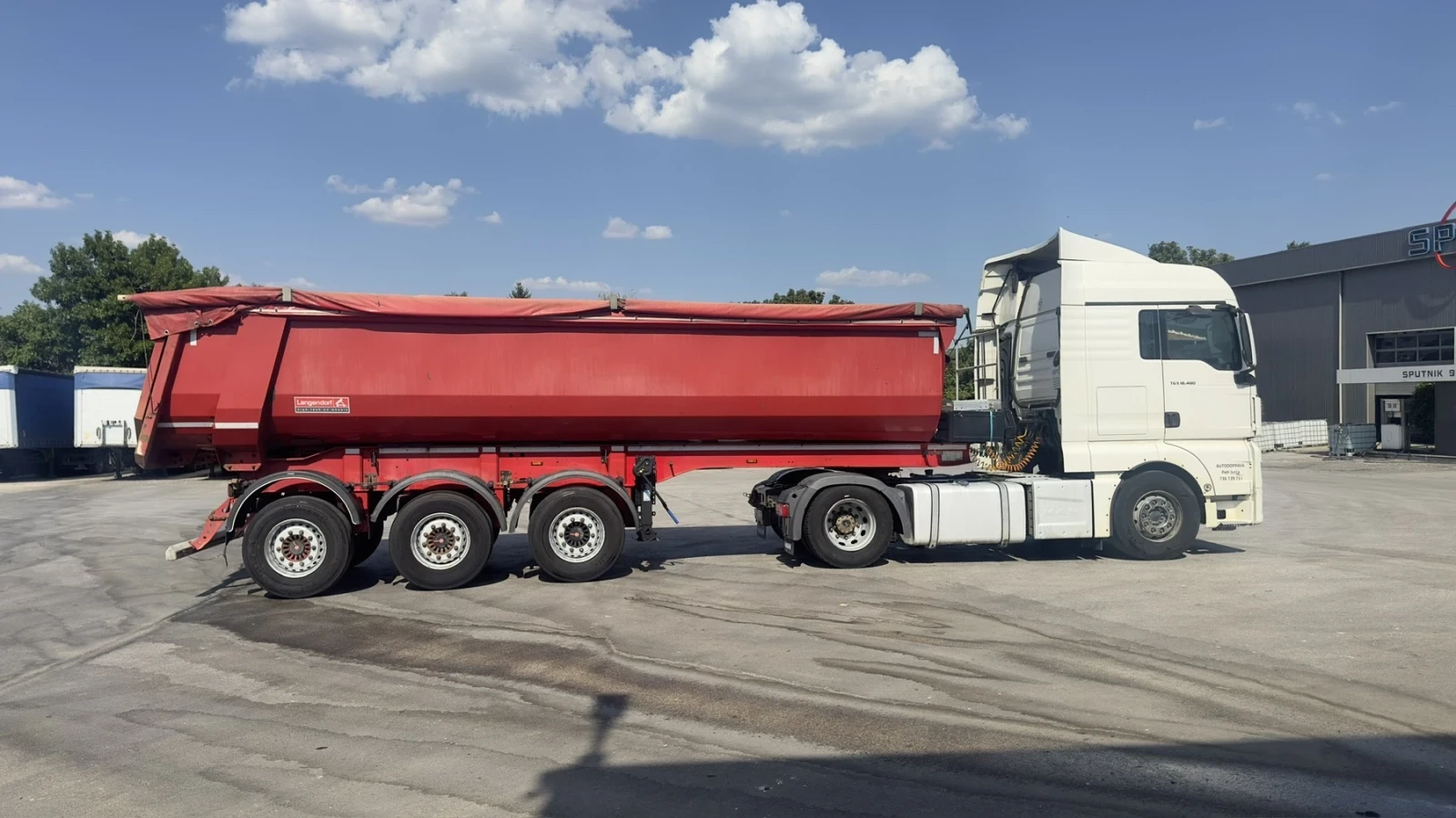 Man Tgx Tgx480 Типер хидравлик, снимка 4 - Камиони - 55638018