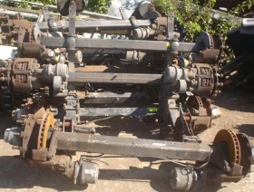 Полуремарке Schmitz оси SAF BPW Gigant Кьогел Мерцедес ROR и други, снимка 7