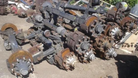 Полуремарке Schmitz оси SAF BPW Gigant Кьогел Мерцедес ROR и други, снимка 5