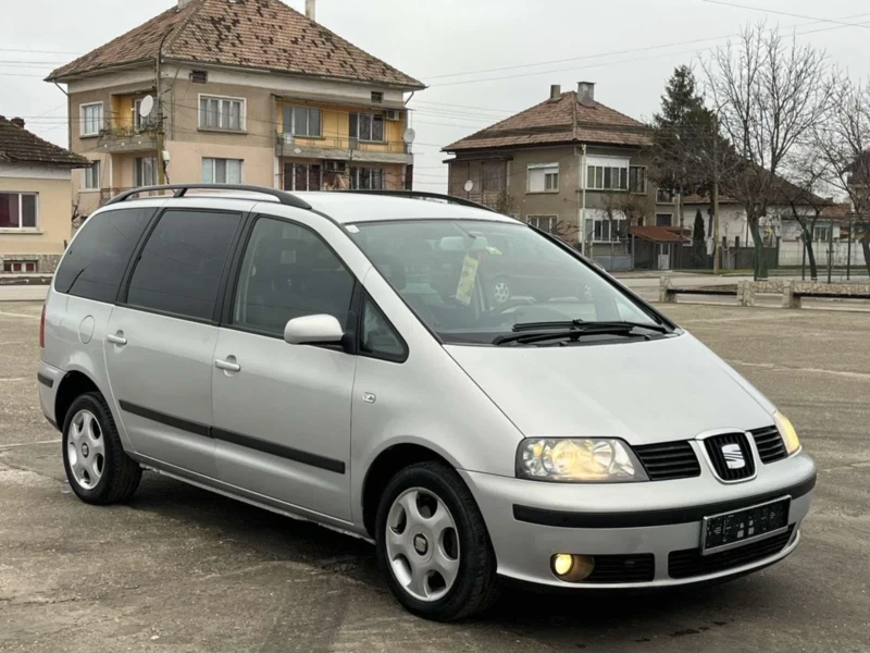 Seat Alhambra 1.9TDI/Автоматик/Кожа/Нов Внос, снимка 2 - Автомобили и джипове - 48506777