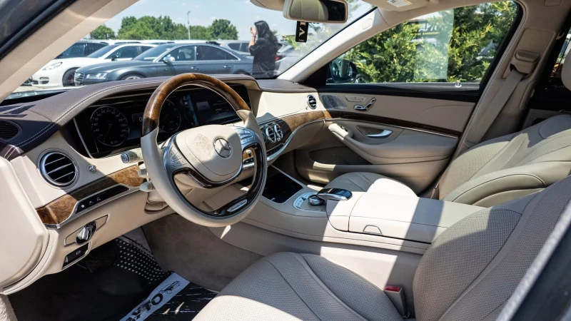 Mercedes-Benz S 550 FULL AMG LINE FACELIFT 60ХИЛ КМ ПАНО ЛИЗИНГ 100%, снимка 14 - Автомобили и джипове - 50712637