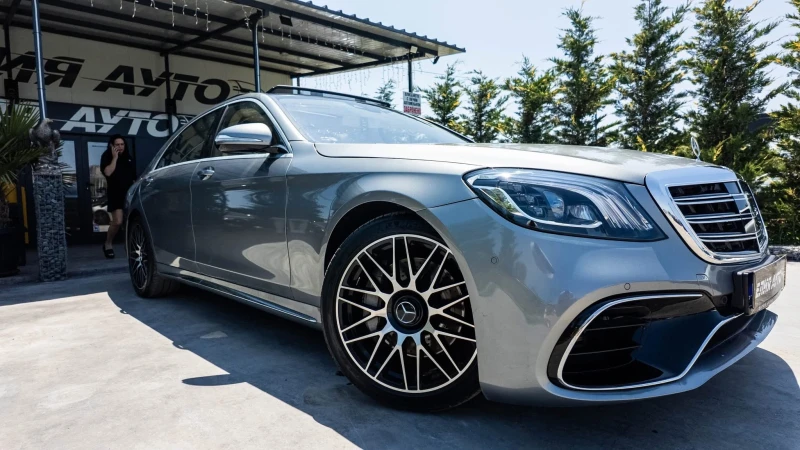 Mercedes-Benz S 550 FULL AMG LINE FACELIFT 60ХИЛ КМ ПАНО ЛИЗИНГ 100%, снимка 4 - Автомобили и джипове - 50712637