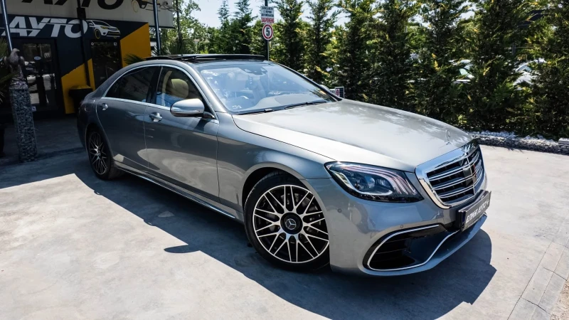 Mercedes-Benz S 550 FULL AMG LINE FACELIFT 60ХИЛ КМ ПАНО ЛИЗИНГ 100%, снимка 5 - Автомобили и джипове - 50712637