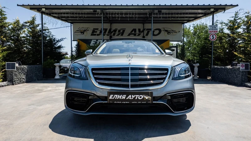 Mercedes-Benz S 550 FULL AMG LINE FACELIFT 60ХИЛ КМ ПАНО ЛИЗИНГ 100%, снимка 3 - Автомобили и джипове - 50712637