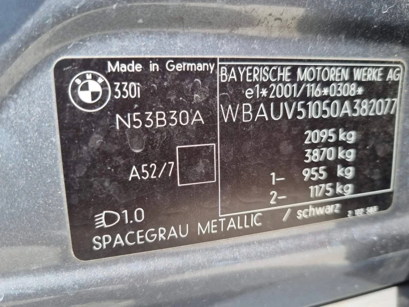 BMW 330 3.0 I AUTO SWISS, снимка 16 - Автомобили и джипове - 51080873