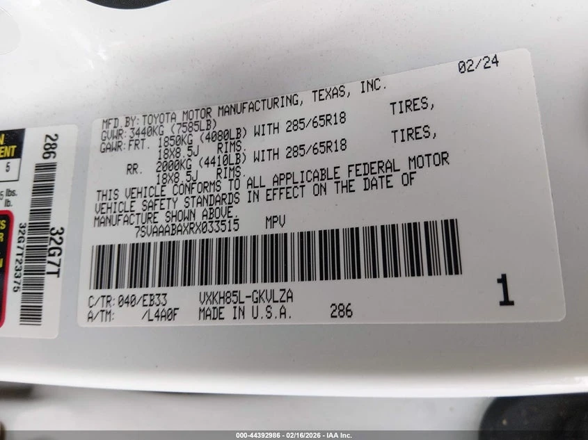 Toyota Sequoia Trd Pro, снимка 9 - Автомобили и джипове - 54248843