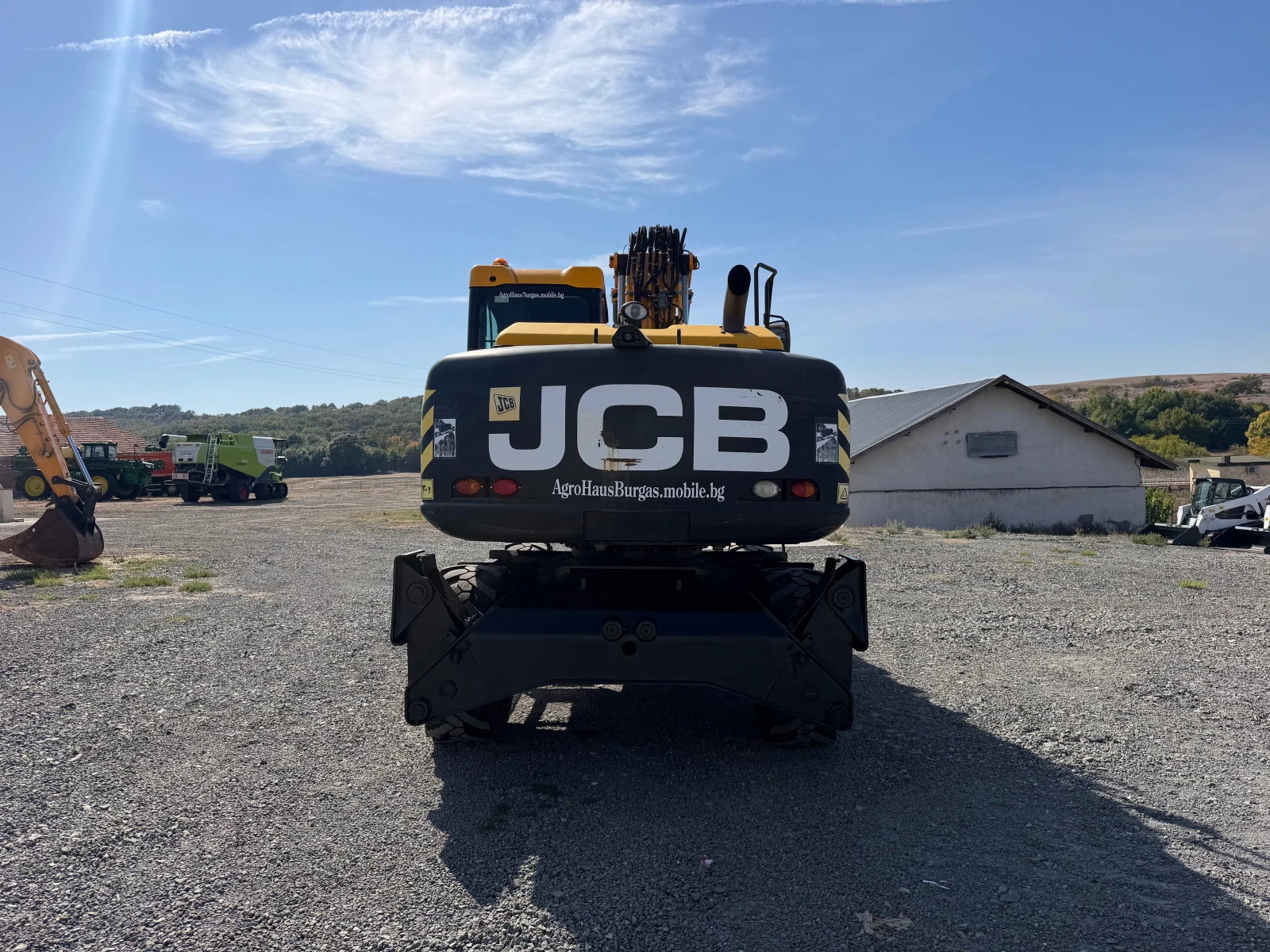 Багер JCB JS 145 W + 3 КОФИ НОВИ ГУМИ ЛИЗИНГ, снимка 6 - Индустриална техника - 55458528