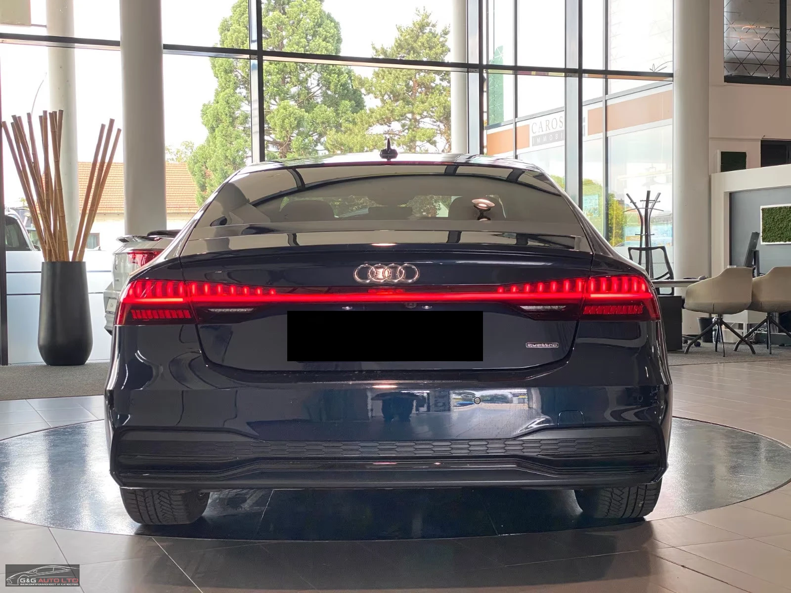 Audi A7 40TDI/204HP/2-LINE/BLACK/PANO/360/HUD/585z, снимка 6 - Автомобили и джипове - 55234325