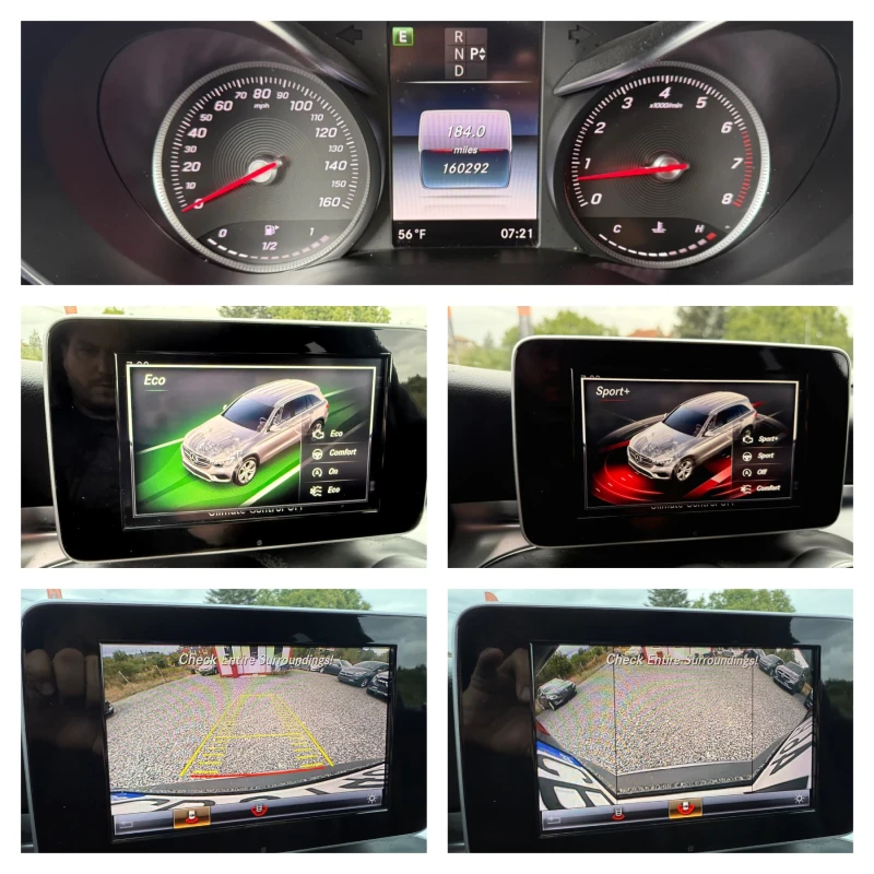 Mercedes-Benz GLC 300 (245 кс) 4MATIC 9G-TRONIC Burmester 09.2018г. EU 6, снимка 15 - Автомобили и джипове - 51850554