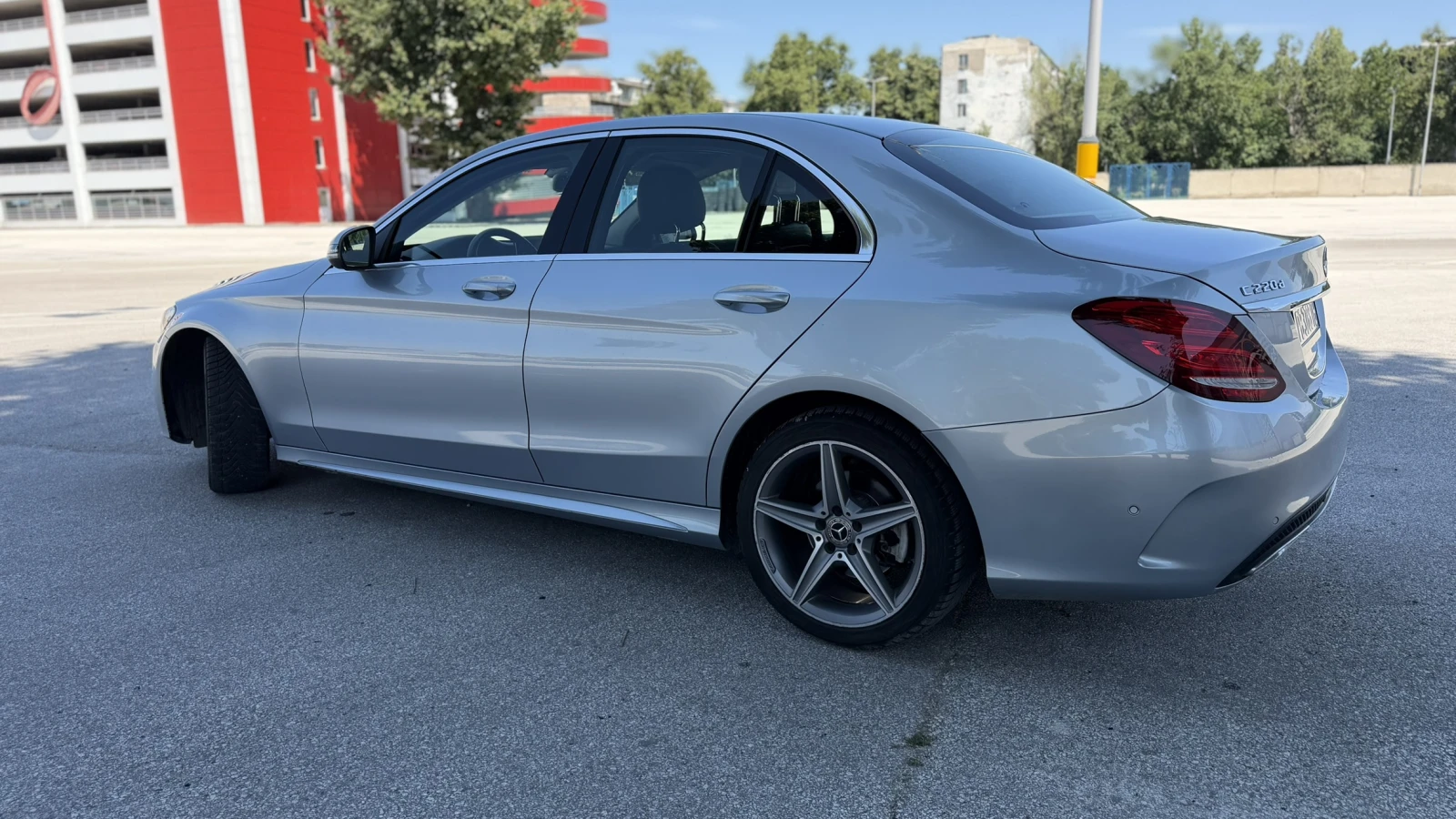 Mercedes-Benz C 220 AMG Line 9G-Tronic Камера Навигация Обслужена, снимка 6 - Автомобили и джипове - 54090032