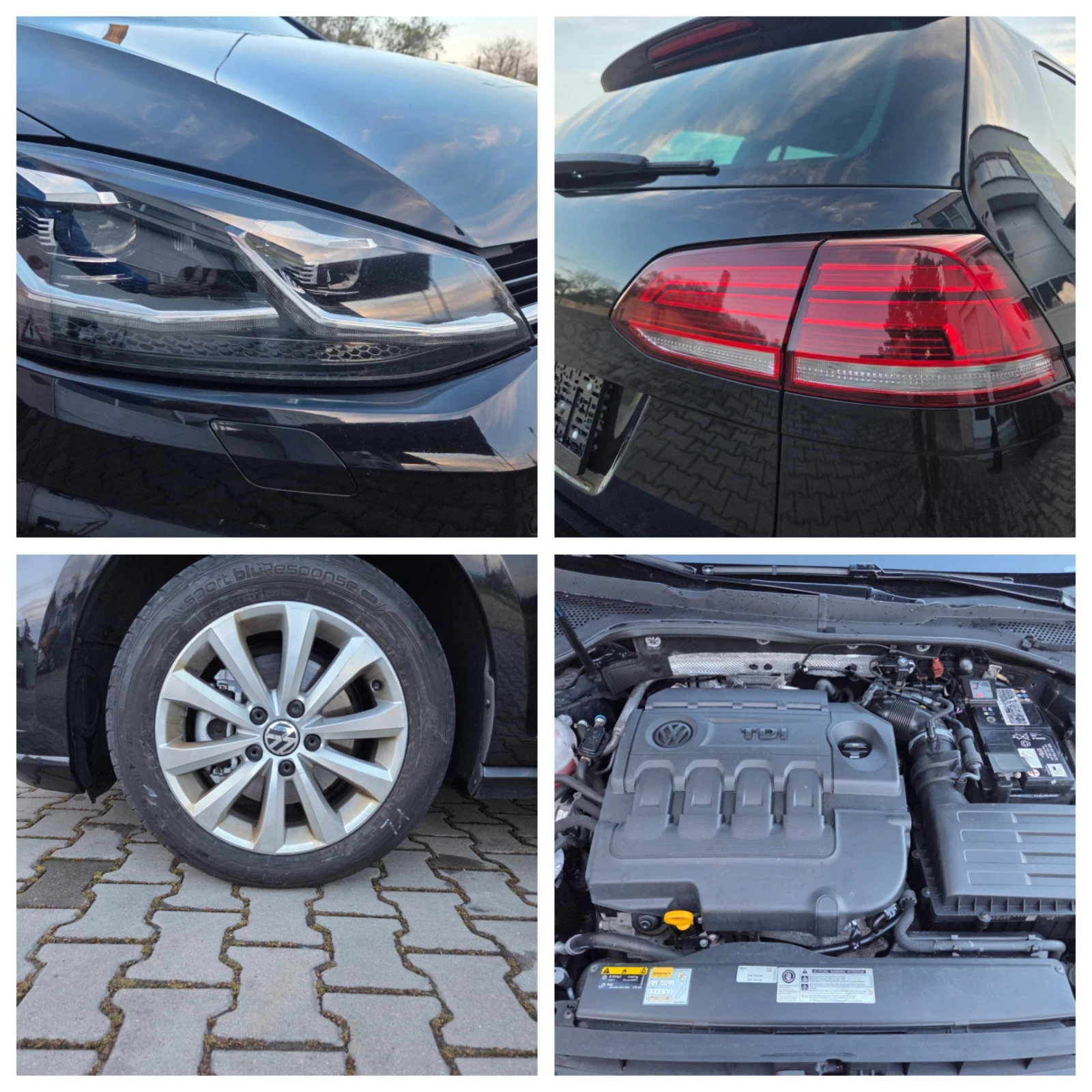 VW Golf 2.0 TDI DSG 7 Панорама Keyless ACC LED , снимка 16 - Автомобили и джипове - 54189857