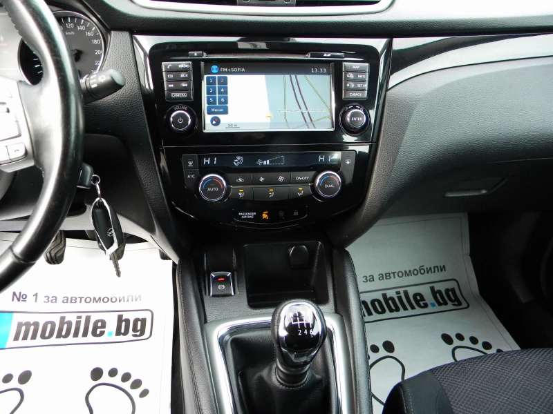 Nissan Qashqai 159000км* 1.5DCI-6ck* NAVI-КАТО НОВ* EURO5B, снимка 15 - Автомобили и джипове - 53285808