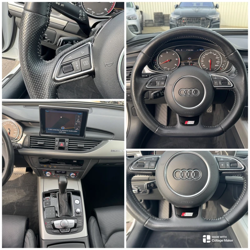 Audi A6 S6-Optic Competition FULL-led КАМЕРА ОБДУХВАНЕ AIR, снимка 14 - Автомобили и джипове - 53596209