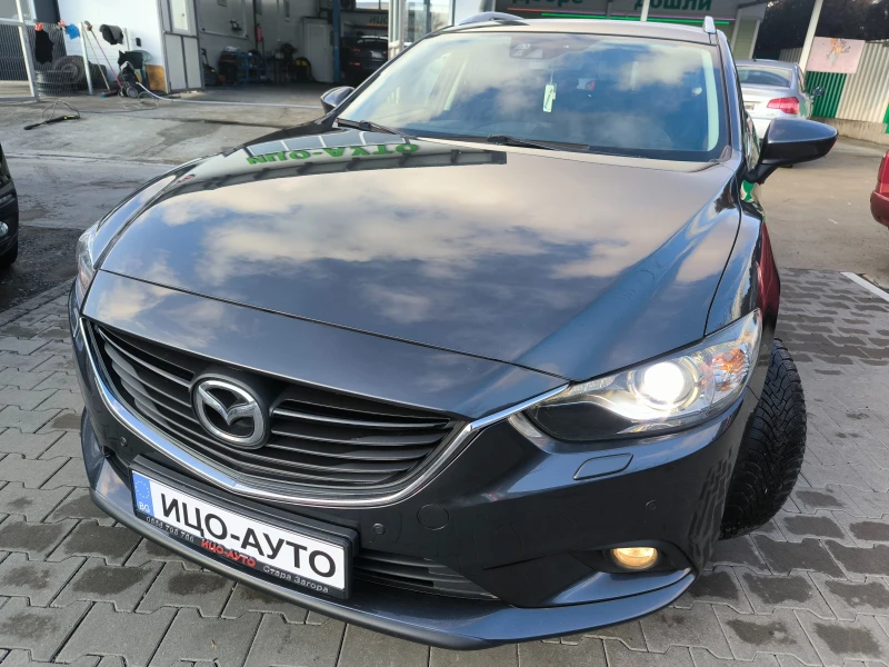 Mazda 6 2, 2-131k.c.ABTOMAT, HABИ, KAMEPA, LED, ЕВРО 5В, снимка 1 - Автомобили и джипове - 48312297