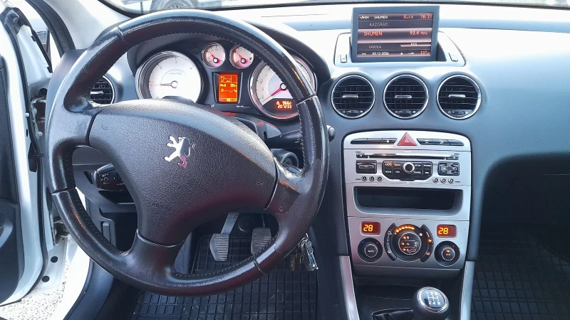 Peugeot 308 1.6hdi 90kc FaceLift , снимка 10 - Автомобили и джипове - 52645874