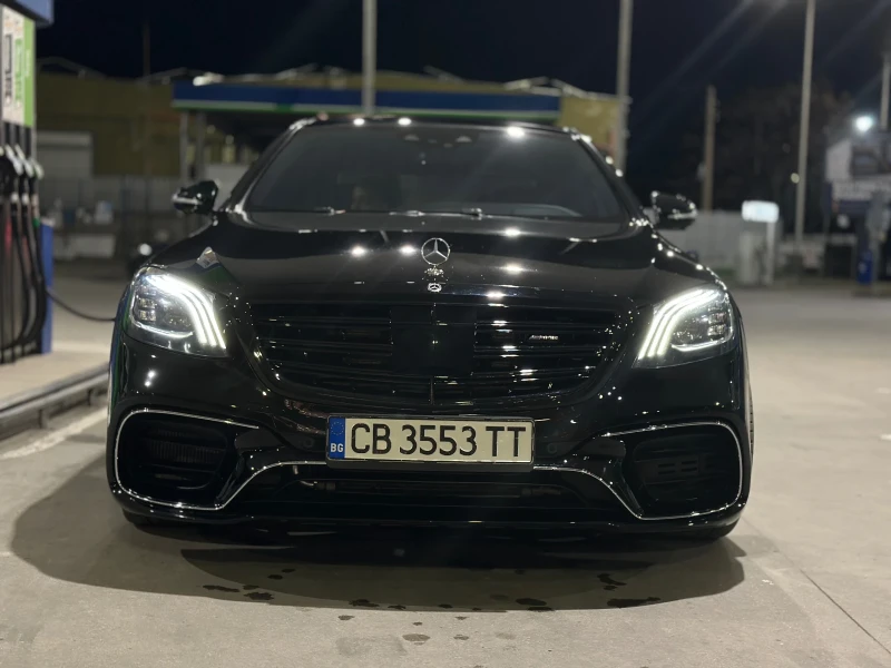 Mercedes-Benz S 560 AMG / 4 MATIC / LONG / TV , снимка 1 - Автомобили и джипове - 48332948