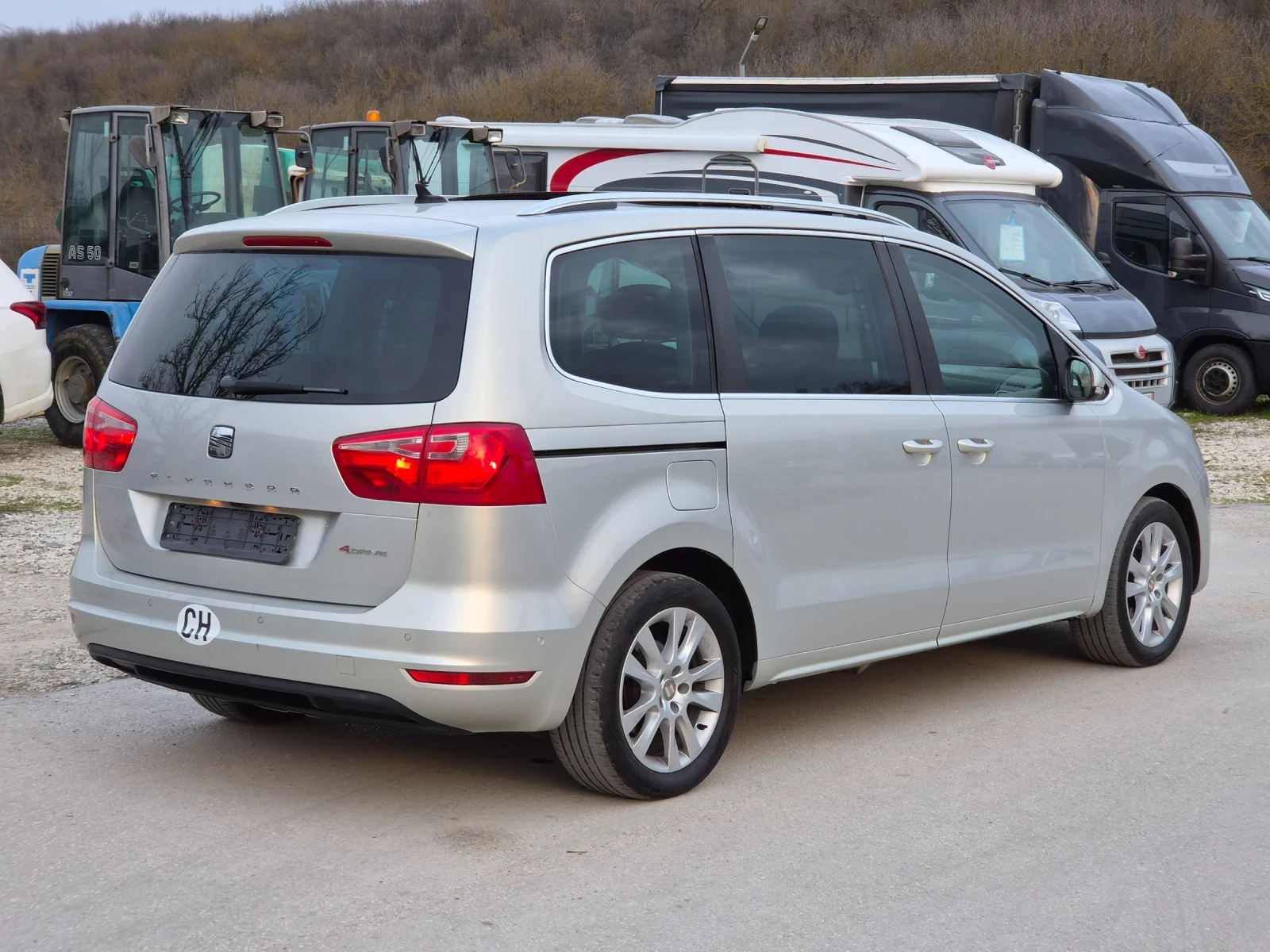 Seat Alhambra 2.0Tdi/4x4/7м./ел.врати/ксенон/нави/панорама/кожа/, снимка 5 - Автомобили и джипове - 53968987