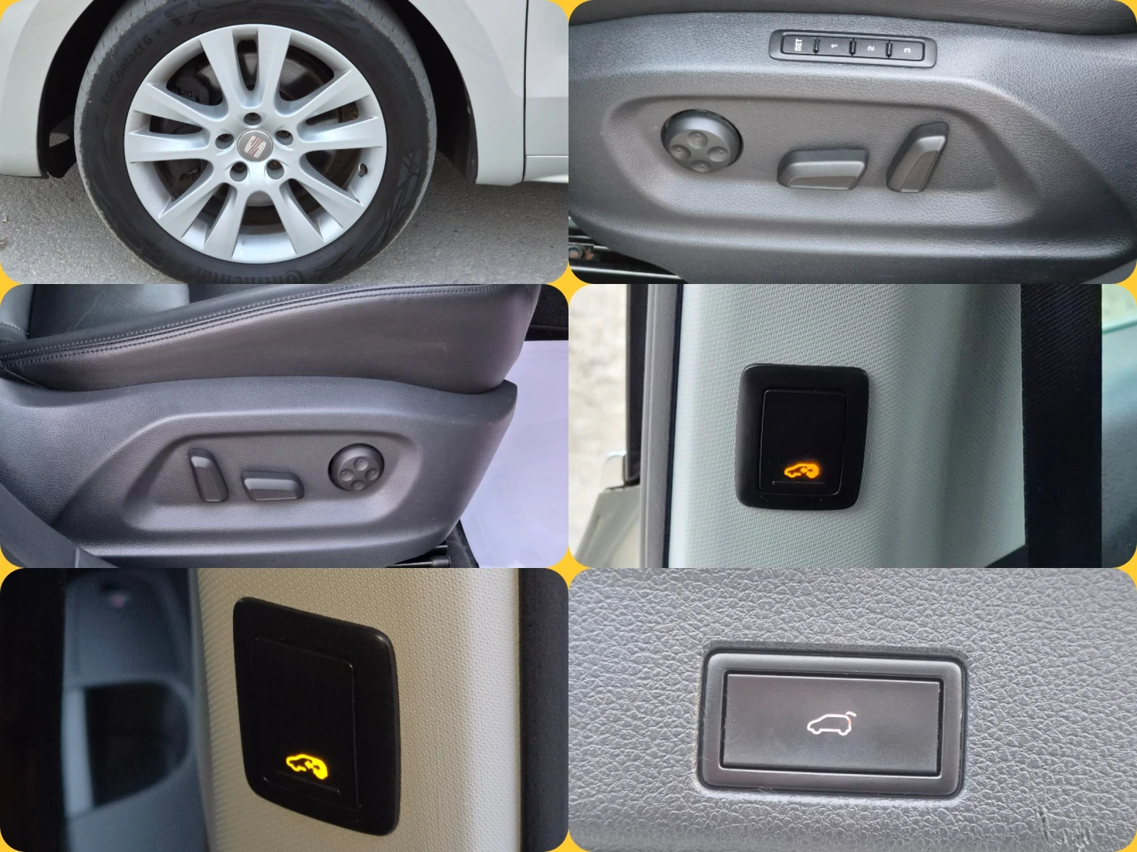 Seat Alhambra 2.0Tdi/4x4/7м./ел.врати/ксенон/нави/панорама/кожа/, снимка 13 - Автомобили и джипове - 53968987