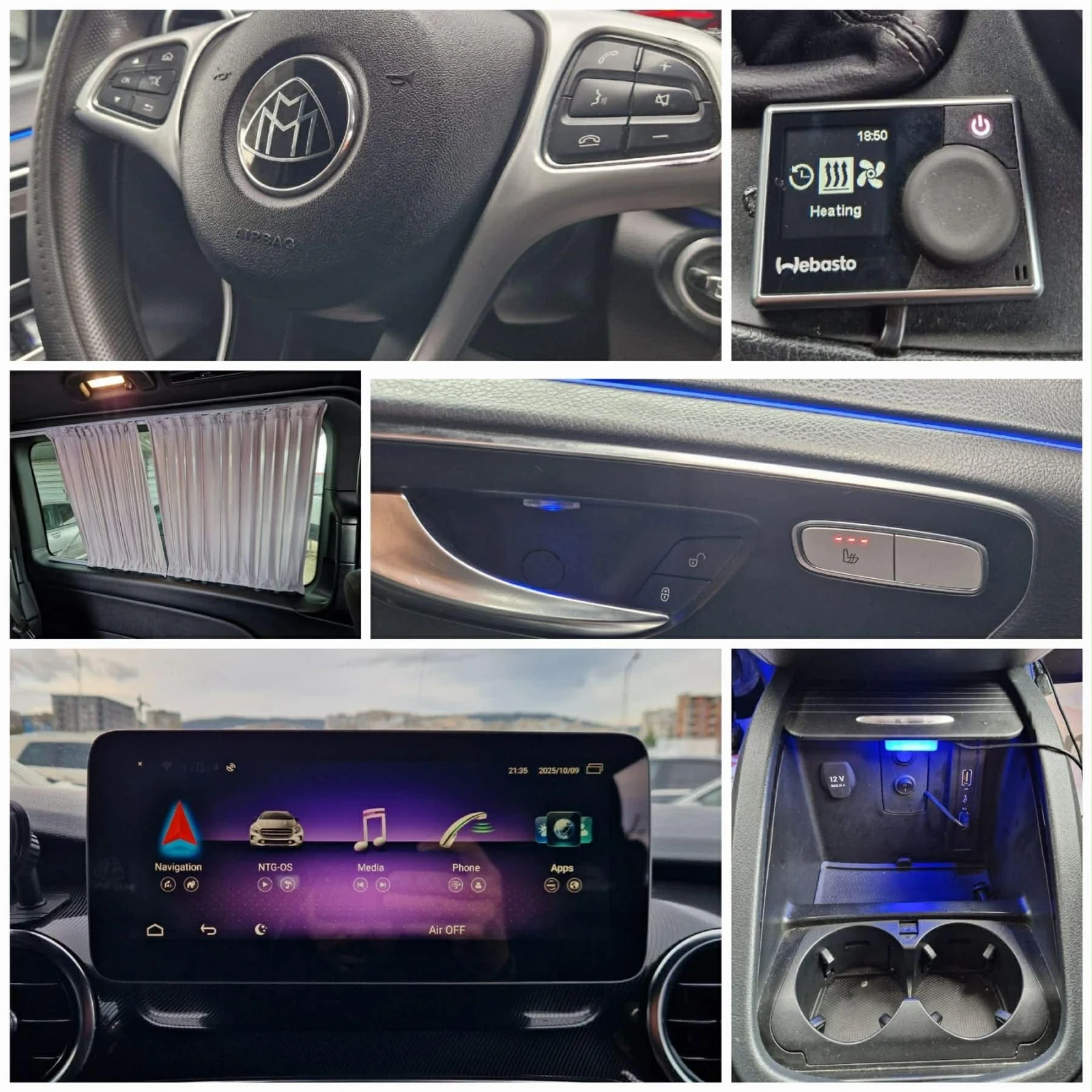 Mercedes-Benz V 220 * MAYBACH* ��� ����* ������* FULL LED*  | Mobile.bg � ����������� 12