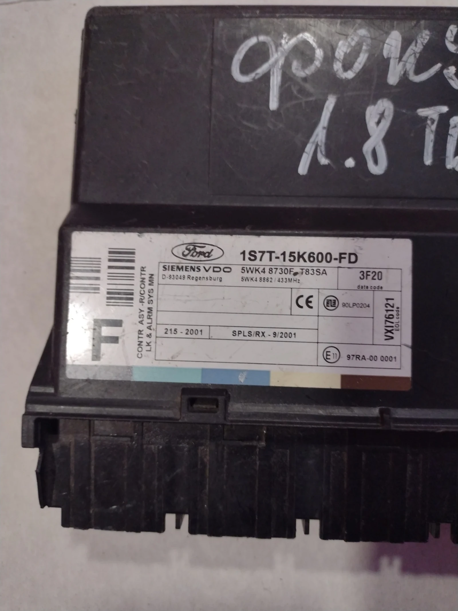 1S7T-15K600 FD ������� �����  FORD FOCUS  5WK48730F   5WK4 8730F  T83SA | Mobile.bg � ����������� 2