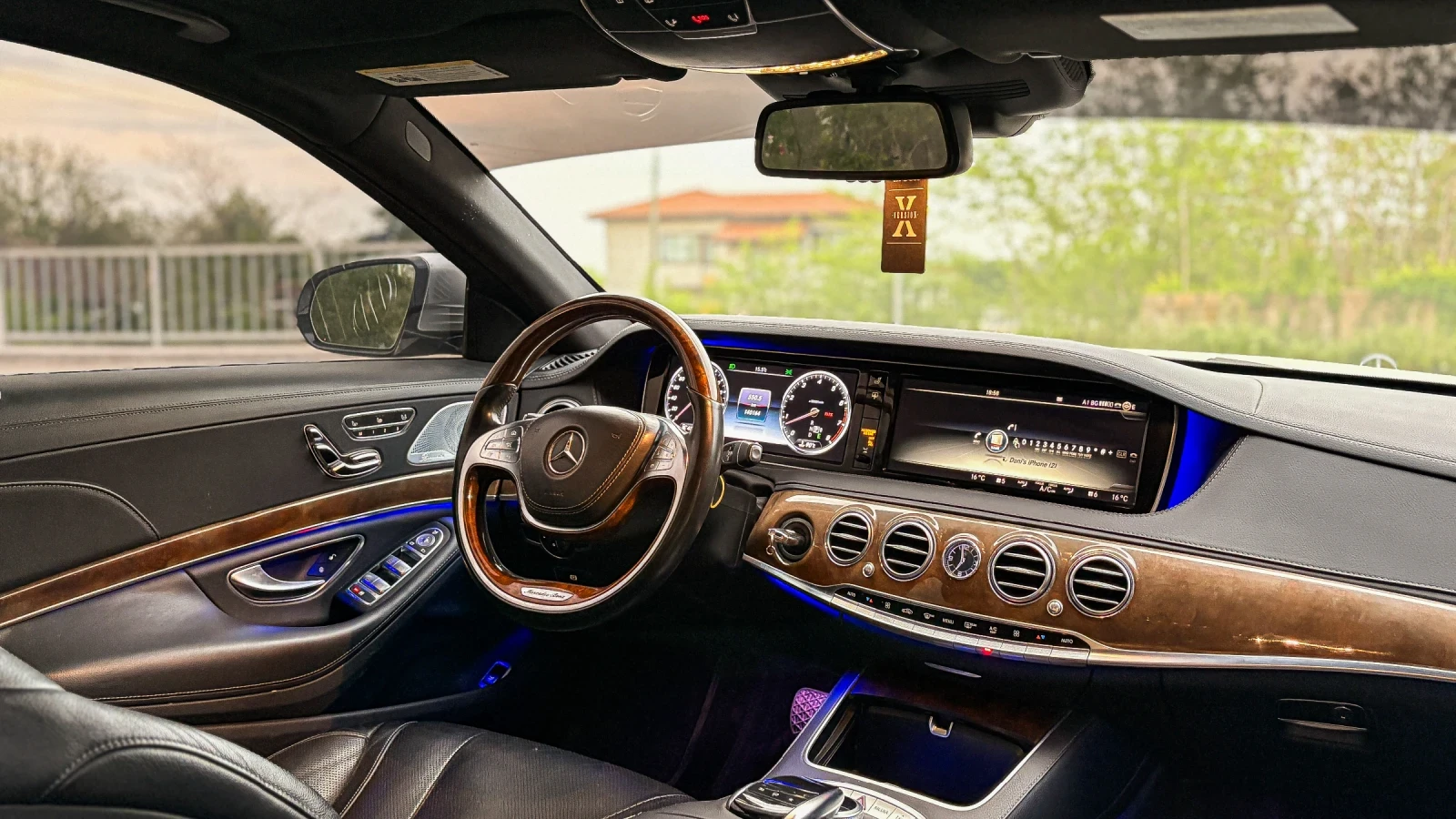 Mercedes-Benz S 550 Mercedes S550 L 4MATIC V8 Biturbo 455 к.с. BURMEST, снимка 6 - Автомобили и джипове - 54247468