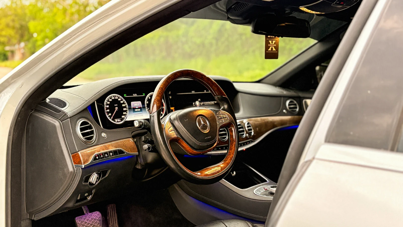 Mercedes-Benz S 550 Mercedes S550 L 4MATIC V8 Biturbo 455 к.с. BURMEST, снимка 9 - Автомобили и джипове - 54247468
