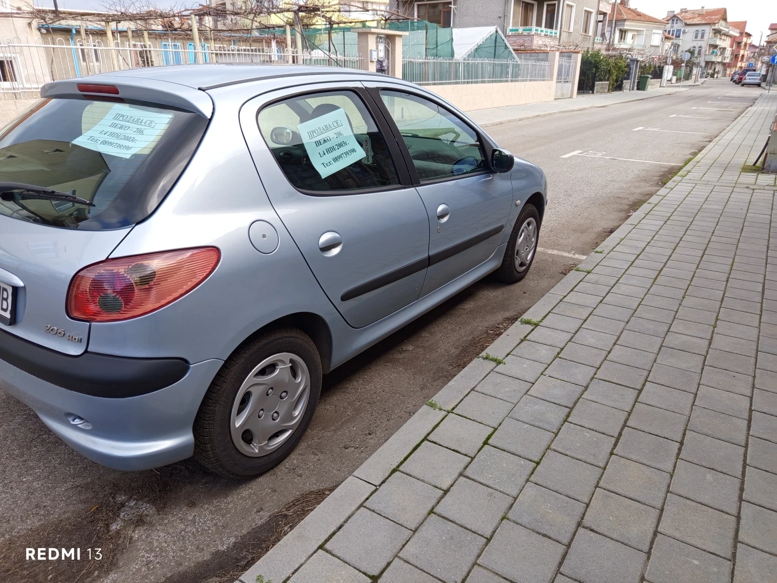 Peugeot 206 1.4 HDI, снимка 3 - Автомобили и джипове - 55334443