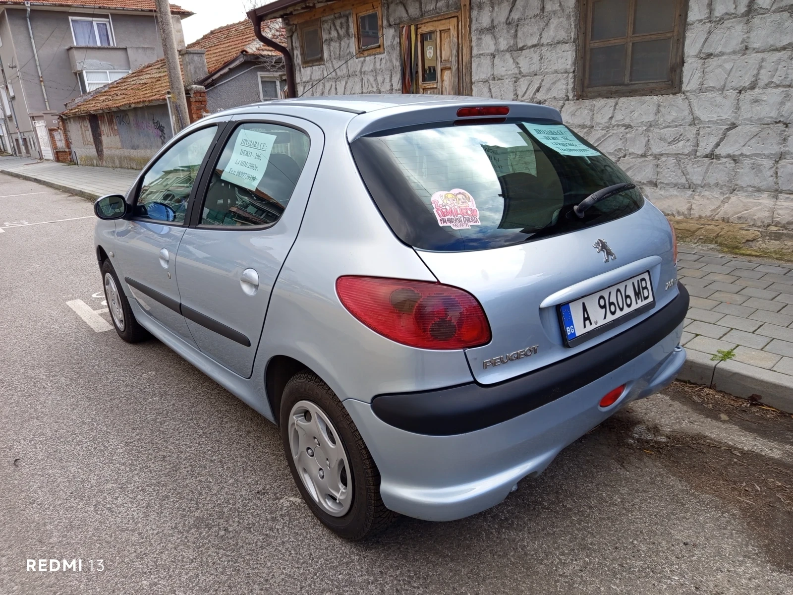 Peugeot 206 1.4 HDI, снимка 4 - Автомобили и джипове - 55334443