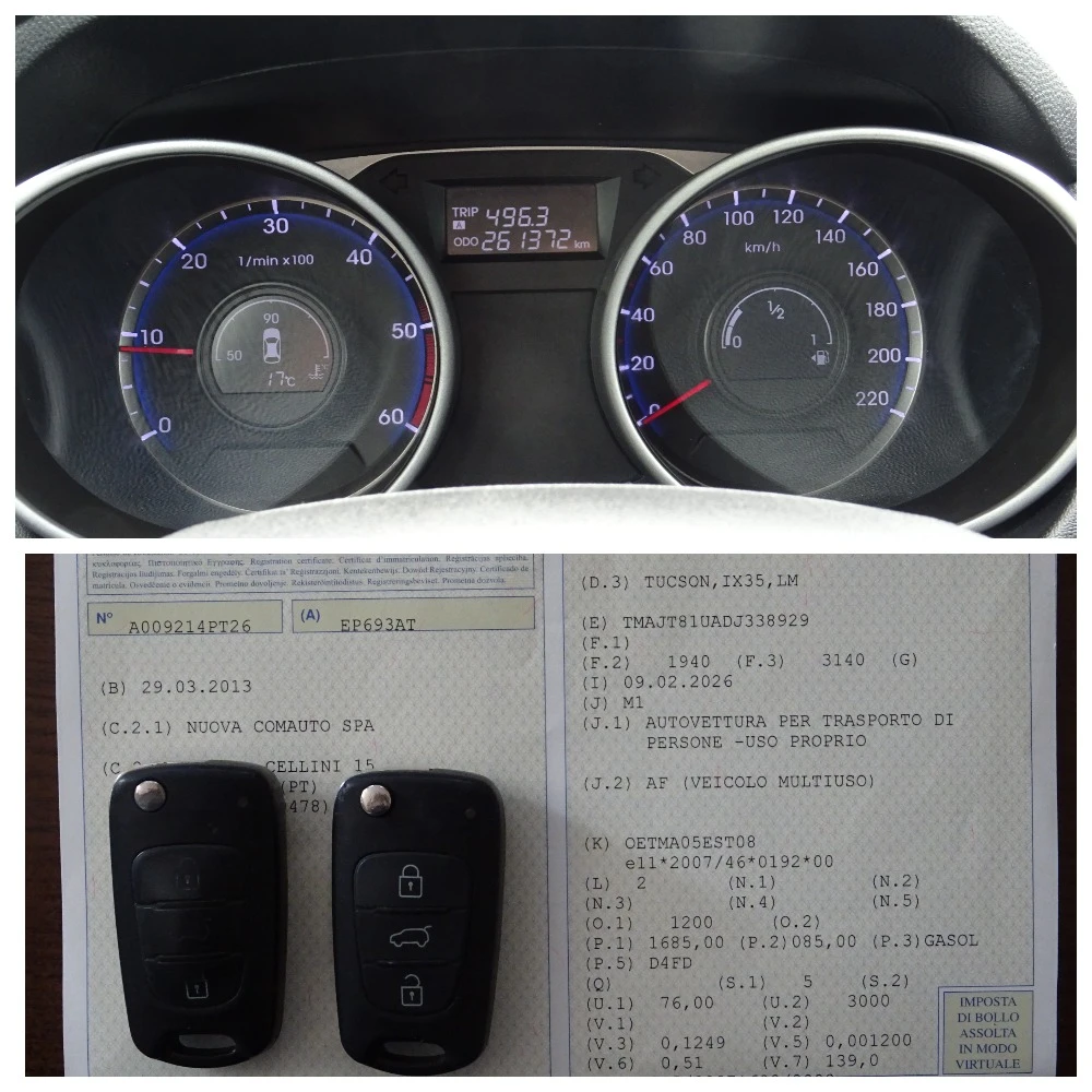 Hyundai IX35 1.7crdi 2WD Comfort, снимка 16 - Автомобили и джипове - 54490973