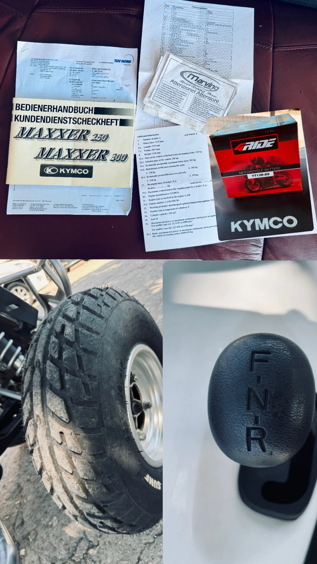 Kymco Maxxer ДОКУМЕНТИ ЗА КАТ! АВТОМАТИК!ЗАДНА СКОРОСТ!MARVING!, снимка 11 - Мотоциклети и мототехника - 54445719