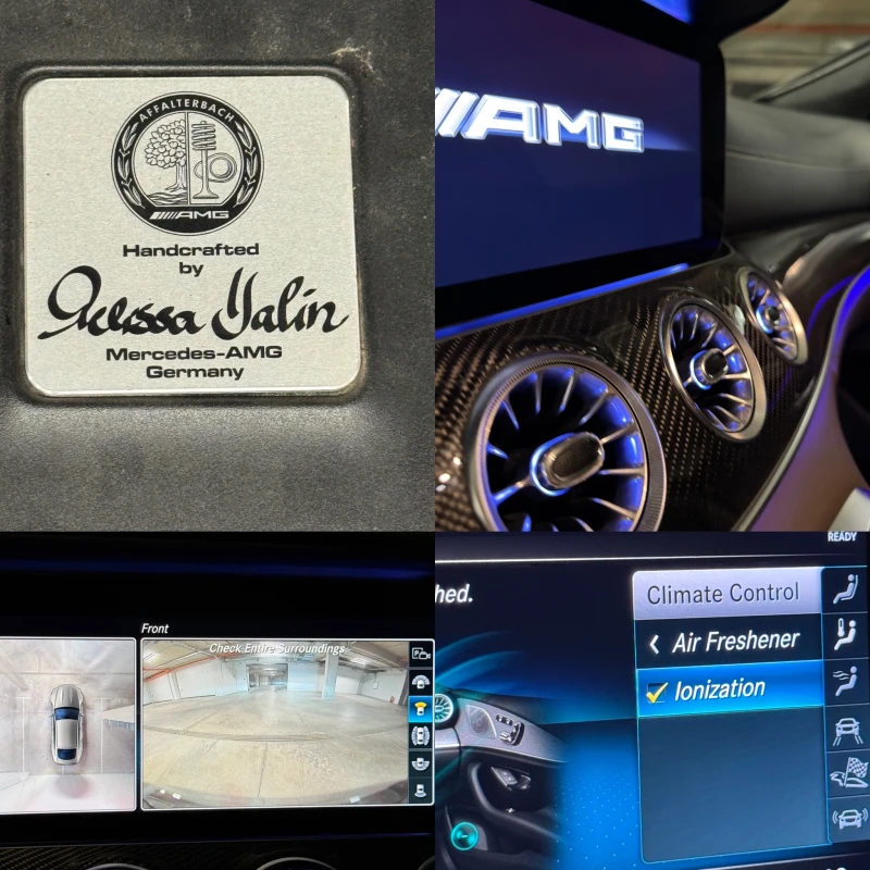 Mercedes-Benz AMG GT 63/CARBON/DISTR/360/BURM/4MATIC+ , снимка 9 - Автомобили и джипове - 52673585